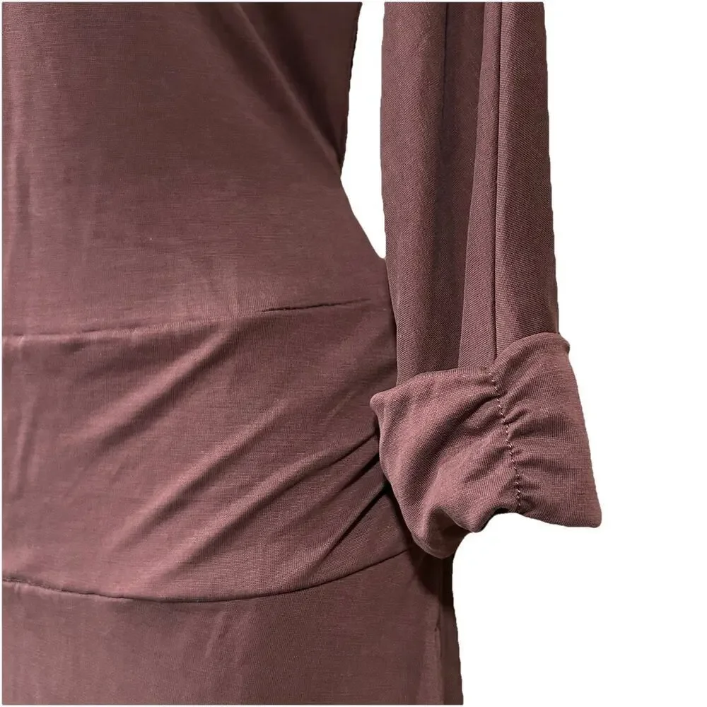NWT Prana Simone Dress Size Small Open Back Brown Sustainable Breathable Boho